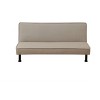 DOMETOUR Convertible Sofa Breathable Leather Living Room Sofa - Modern Comfortable Couch Khaki - 3 of 4