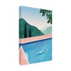 Canvas Wall Art - longwayhome  'Swimming Pool ii' Wall Art for Living Room, Bedroom, or Office Décor by Trademark Fine Art - 2 of 4