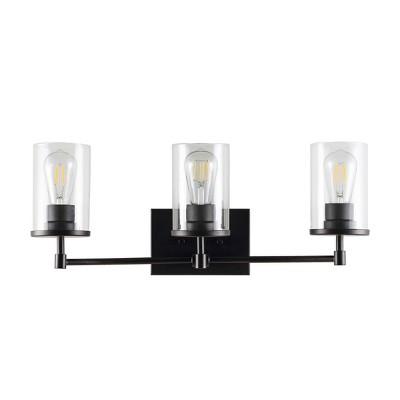 3-Light Ronsa Wall Sconce Black - Safavieh