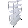TOBILI 6 Tier 6000lbs Capacity Metal Shelf Wire Shelving Unit, Heavy Duty Adjustable Storage Rack for Commercial Grade Utility Steel Storage Rack - 3 of 4