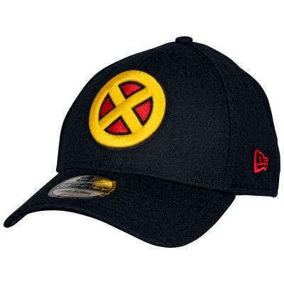 Adult X-Men Symbol Black Costume New Era 39Thirty Fitted Hat