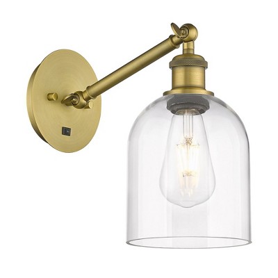 Bella - 1 Light Arm Adjusts Up and Down Wall Sconce In Industrial Style-9.5 Inches Tall and 5.5 Inches Wide