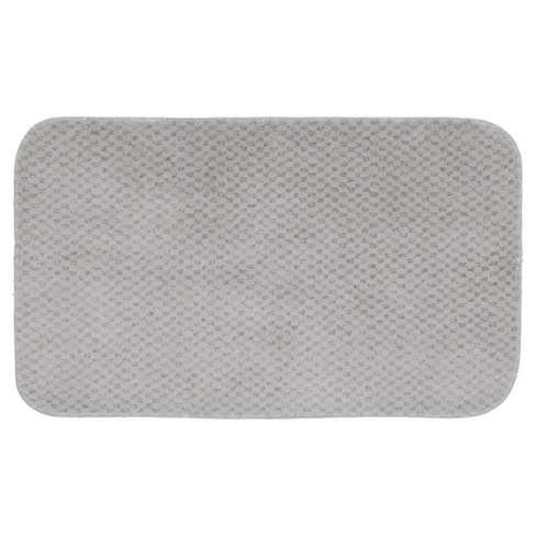 Garland Rug Essence Nylon Washable Rug, 24-Inch by 40-Inch, Platinum Gray