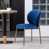 APRILSOUL 30.50" Contemporary Velvet Upholstery Dining Chair,Set of 2 - 3 of 4