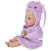 Adora Baby Bath Toy Bunny, 8.5 inch Bath Time Baby Tot Doll with QuickDri Body - image 3 of 4