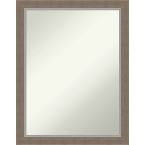 21"x27" Eva Narrow Wall Mirror for Bathroom, Modern Style - Amanti Art: Includes Mounting Hardware - image 1 of 4