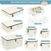 Hard Shell China Storage Containers - Set Moving Boxes for Dinnerware, Glasses, Plates, Mugs and Saucers -  Service for 12 - 3 of 4