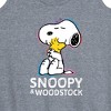 Women's - Peanuts - Snoopy And Woodstock Graphic Racerback Tank - 2 of 4