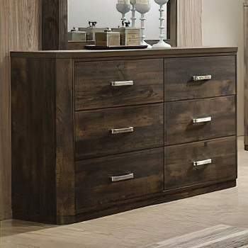 59" Elettra Dresser Rustic Walnut - Acme Furniture