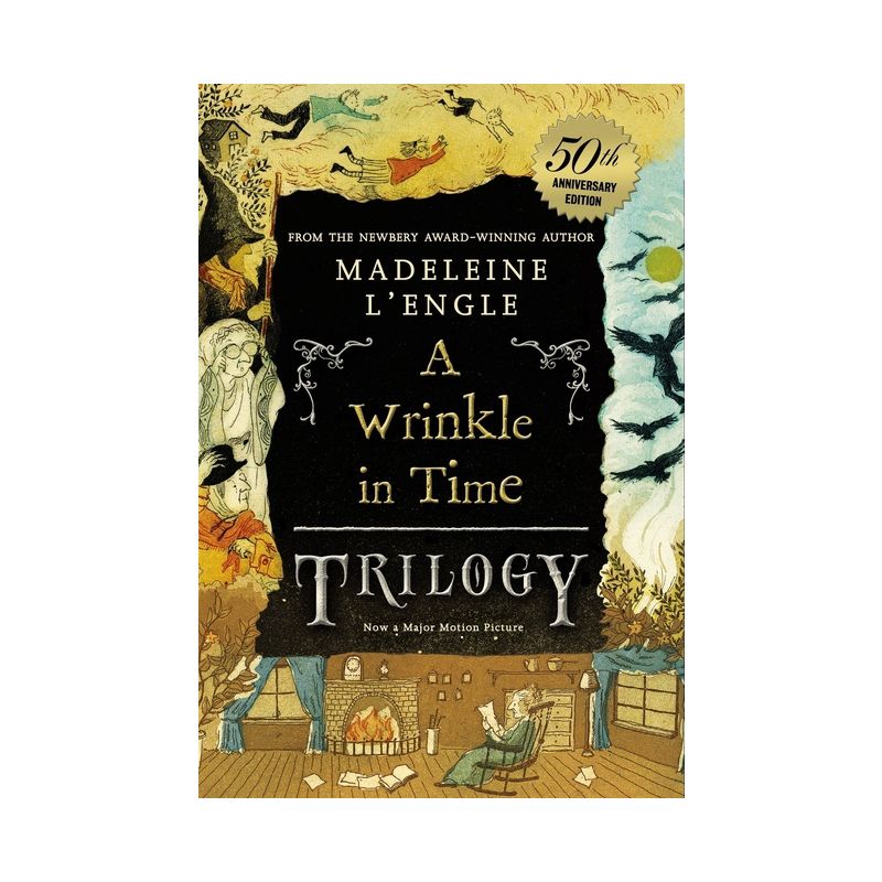 A Wrinkle in Time Trilogy - (Wrinkle in Time Quintet) 50th Edition by  Madeleine L'Engle (Paperback), 1 of 2