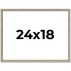 PosterPalooza | Classic Modern Silver Picture Frame - UV Acrylic, Backing Board, Hanging Hardware Included - 2 of 4
