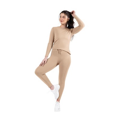 Kickoff Thermal Underwear for Women Long Johns for Women Thermal Top Bottom Fleece Lined Base Layer Set Moisture-Wicking Pajamas Cold Weather