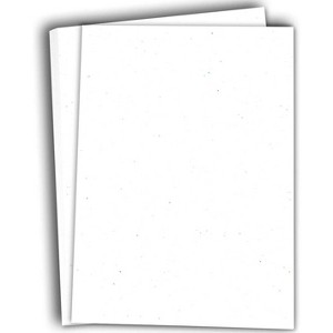 Hamilco Colored Cardstock Scrapbook Paper 8.5" x 11" Speckled White Mix Color Card Stock Paper 50 Pack - 1 of 4