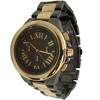OLIVIA PRATT BOLD BEZEL 3-DIAL METAL WATCH - 2 of 4