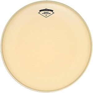 Aquarian Deep Vintage II Bass Drumhead with Super-Kick - 1 of 2
