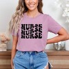 Simply Sage Market Women's Nurse Stacked Short Sleeve Graphic Tee - 2 of 3