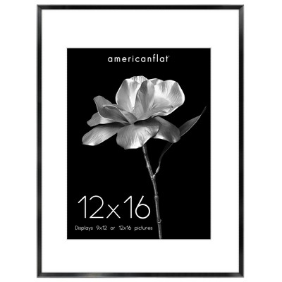 Americanflat Aluminum Picture Frame with Mat