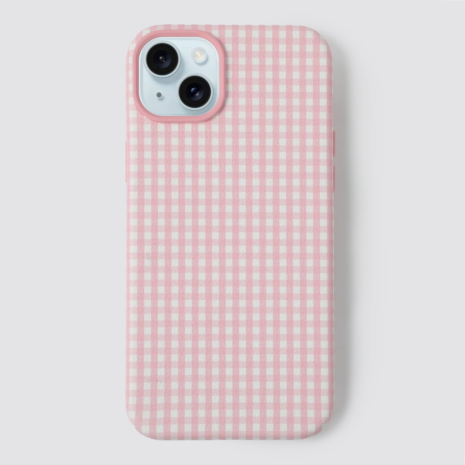 Hello Lux Gingham Phone Case - 15 Plus/14 Plus Pink