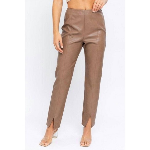 Women s New York Minute Pleather Pants Le Lis Target