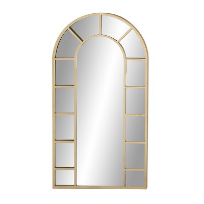 Traditional Iron Decorative Wall Mirror Gold - Olivia & May