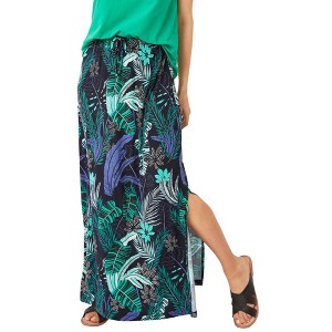 ellos Plus Size Knit Maxi Skirt - 1 of 4