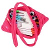 ZIPIT Party Monster Pencil Case for Girls, Pink - 3 of 4