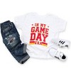The Juniper Shop In My Game Day Era - Red Toddler Short Sleeve Tee - 2 of 3