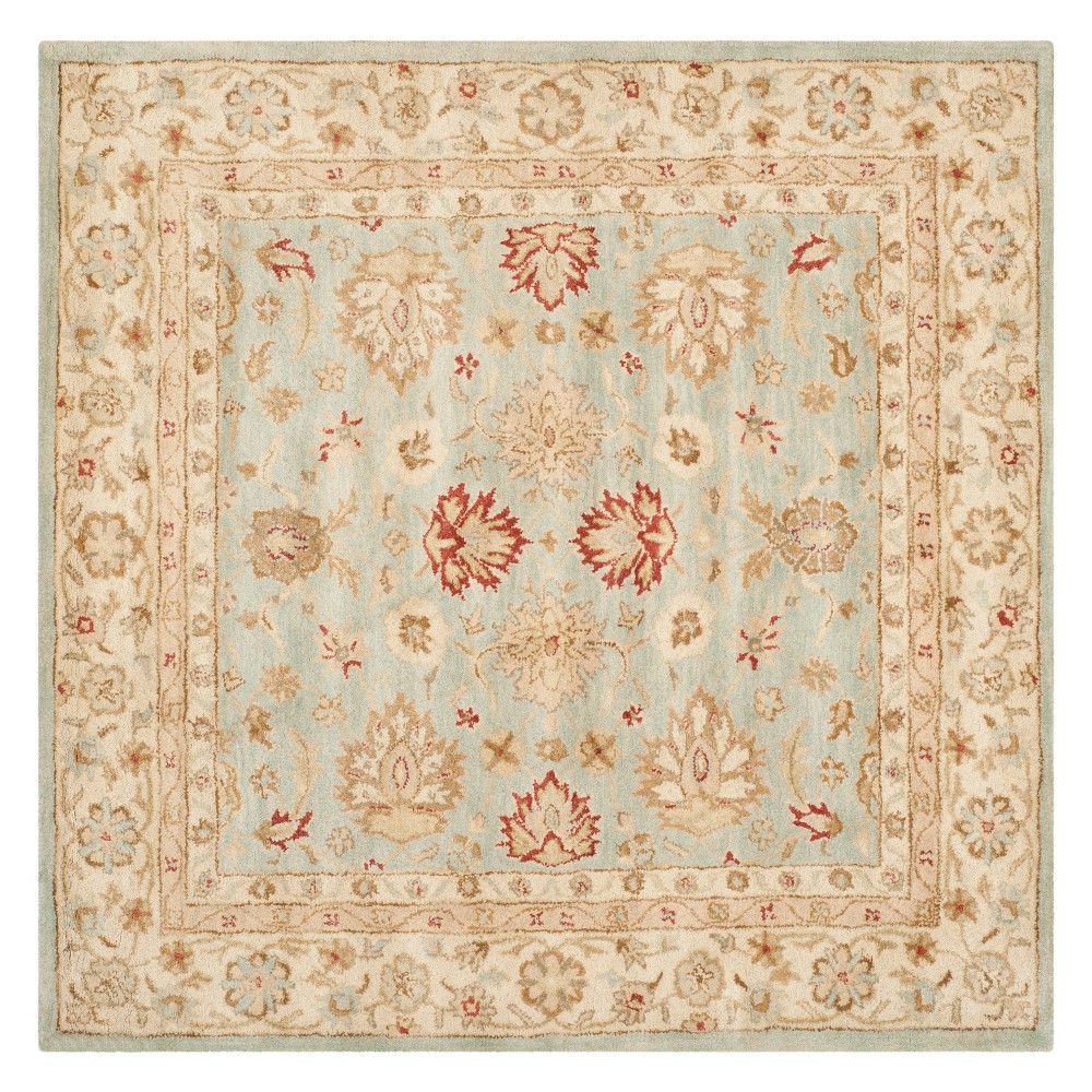 4'x4' Georgeta Square Area Rug Beige/Blue - Safavieh