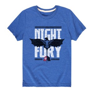 Boys' - How to Train Your Dragon - Night Fury Flight Short Sleeve Graphic T-Shirt - 1 of 3