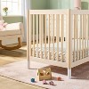 Fitted Jersey Crib Sheet -Floral Gingham Green - 2pk - Cloud Island™ - 2 of 4