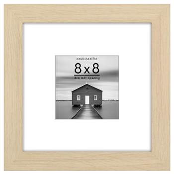 Americanflat Wide Molding Picture Frame with Mat