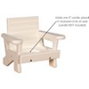 JCS Wildlife Mini White Adirondack Chair Candle or Drink Holder, Lake Life - 4 of 4
