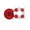 Ultimate Innovations 2pk 9" Glass Swirl Hummingbird Feeder Yellow & Red - 3 of 3