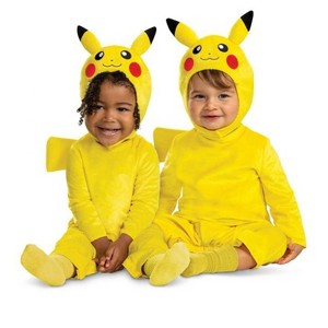 Pokemon Pikachu Toddler Posh Romper Costume - 1 of 4