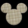 Boy's Disney Mickey Mouse Plaid Silhouette T-Shirt - 2 of 4