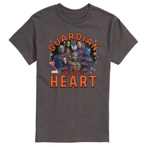 Men's - Marvel - Guardian Of Your Heart Valentine Short Sleeve Graphic T-Shirt - 1 of 4