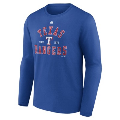 MLB Texas Rangers Men's Long Sleeve Core T-Shirt