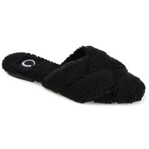 Journee Collection Women's Faux Fur Sereena Slipper - 1 of 4