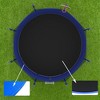 VisioGear Trampoline with Safety Enclosure Net, Trampoline with Basketball Hoop, Blue, 168.11"*168.11"*107.87" - 4 of 4
