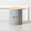 Park Life Designs 75 fl oz Hector Food Tin Dog Food Storage Container - Gray - 3 of 4