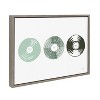 18" x 24" Sylvie Three Records Framed Canvas by Statement Goods Gray - Kate & Laurel All Things Decor - 2 of 4