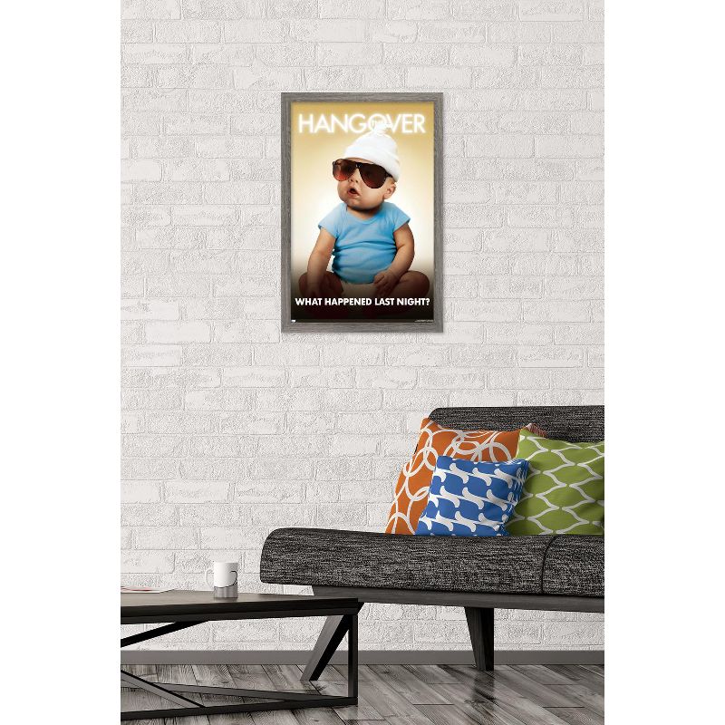 Trends International The Hangover - Baby One Sheet Framed Wall Poster Prints, 2 of 7
