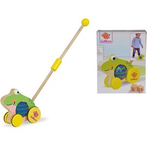 Simba Toys: Eichhorn Wooden Push Along Frog - 1 of 4