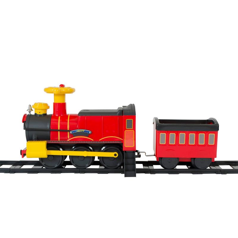 Rollplay 6V Steam Train Powered Ride-On - Red/Black/Yellow, 6 of 16