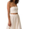 Women's Presley Bandeau Top - line and dot - 3 of 4