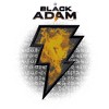 Men's Black Adam Fire Logo T-Shirt - 2 of 4