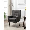 29.5"Modern Soft Linen Material Ergonomics Accent Chair - 2 of 4