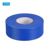 Unique Bargains PVC Non-Adhesive Flagging Tapes for Trail Outdoor 2 Pcs Blue 1-1/5" x 147 ft - 3 of 4