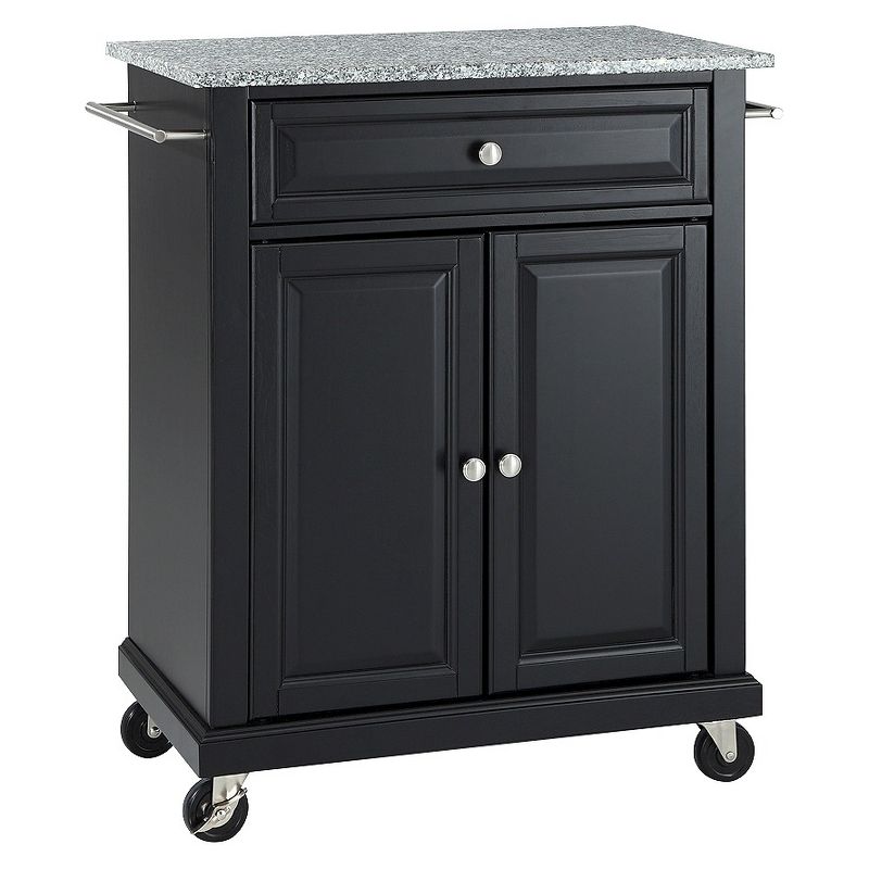 Solid Granite Top Portable Kitchen Cart/Island - Crosley, 1 of 8