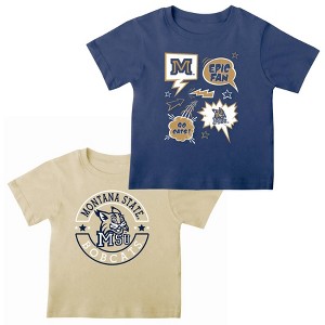 NCAA Montana State Bobcats Toddler Boys' 2pk T-Shirt - 1 of 3
